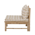 Canapé extérieur modulale section fauteuil en bambou VIENNE