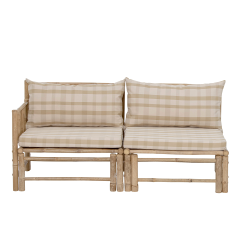 Canapé extérieur modulale section fauteuil en bambou VIENNE