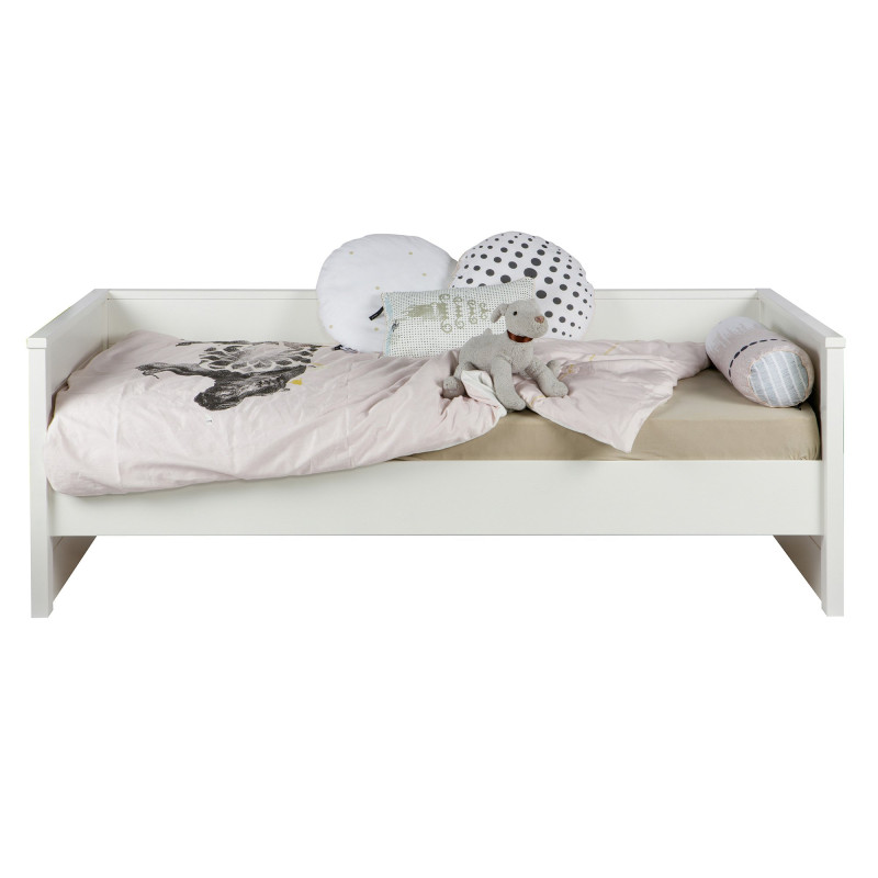 Lit enfant en bois blanc FSC JADE