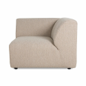 Angle de canapé gauche en tissu 