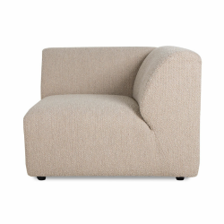 Angle de canapé gauche en tissu 