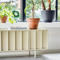Buffet bas rectangulaire 159,5x55cm en bois et métal