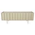 Buffet bas rectangulaire 159,5x55cm en bois et métal