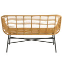 Banc extérieur effet rotin CUBA