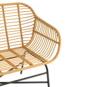 Banc extérieur effet rotin CUBA