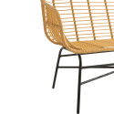 Banc extérieur effet rotin CUBA