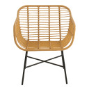 Fauteuil extérieur effet rotin CUBA