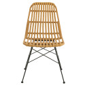 Chaise de jardin effet rotin CUBA