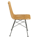 Chaise de jardin effet rotin CUBA