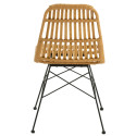 Chaise de jardin effet rotin CUBA