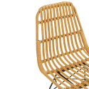 Chaise de jardin effet rotin CUBA