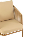 Fauteuil de jardin en corde avec coussins CASABLANCA