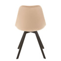 Chaise contemporaine en velours ESSAOUIRA
