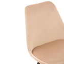 Chaise contemporaine en velours ESSAOUIRA