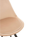 Chaise contemporaine en velours ESSAOUIRA