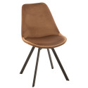Chaise contemporaine en velours ESSAOUIRA
