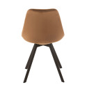 Chaise contemporaine en velours ESSAOUIRA
