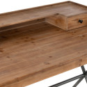 Bureau vintage en bois 2 tiroirs HANOI