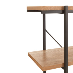 Etagère 166x140cm en bois naturel 5 étages DAKAR