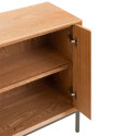 Buffet bas 2 portes en bois 80cm DAKAR