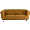Canapé en tissu moutarde 207cm OSLO