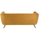 Canapé en tissu moutarde 207cm OSLO