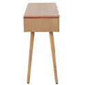 Console scandinave en bois tiroir cannage BELGRADE