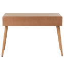 Console scandinave en bois tiroir cannage BELGRADE