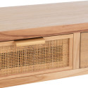 Console scandinave en bois tiroir cannage BELGRADE