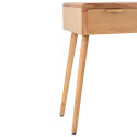 Console scandinave en bois tiroir cannage BELGRADE