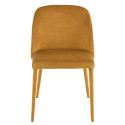 Chaise salle à manger en velours VARSOVIE