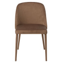 Chaise salle à manger en velours VARSOVIE