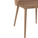 Chaise salle à manger en velours VARSOVIE