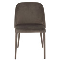 Chaise salle à manger en velours VARSOVIE