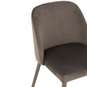 Chaise salle à manger en velours VARSOVIE