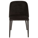 Chaise salle à manger en velours VARSOVIE