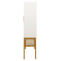 Buffet haut 2 portes en bois blanc ATOUMA