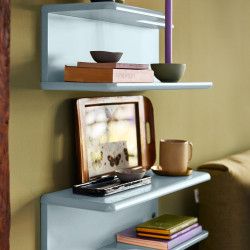 Etagère murale minimaliste design en bois LEANOR