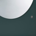 Grand miroir ovale en verre et bois ALTESSE