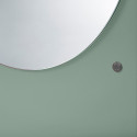 Grand miroir ovale en verre et bois ALTESSE