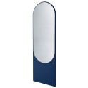 Grand miroir ovale en verre et bois ALTESSE