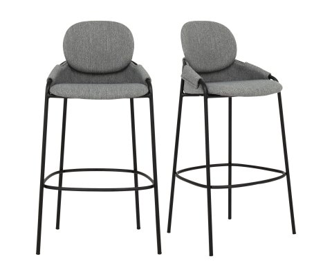 Set de 2 chaises hautes modernes MIA