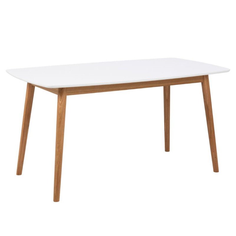 Table rectangulaire en bois 150x80cm MEDANA