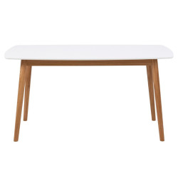 Table rectangulaire en bois 150x80cm MEDANA