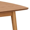 Table à manger rectangulaire en bois de chêne MEDANA
