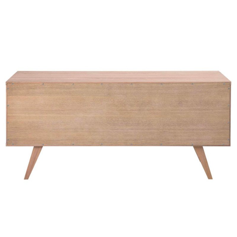 Buffet 160cm style contemporain en bois CHARLENE