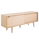 Buffet en bois de chêne clair 2 portes 180cm TWENTY