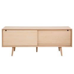 Buffet en bois de chêne clair 2 portes 180cm TWENTY