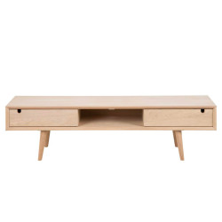 Meuble TV scandinave 160cm avec 2 tiroirs TWENTY