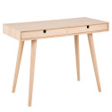 Bureau 2 tiroirs en bois 100cm TWENTY